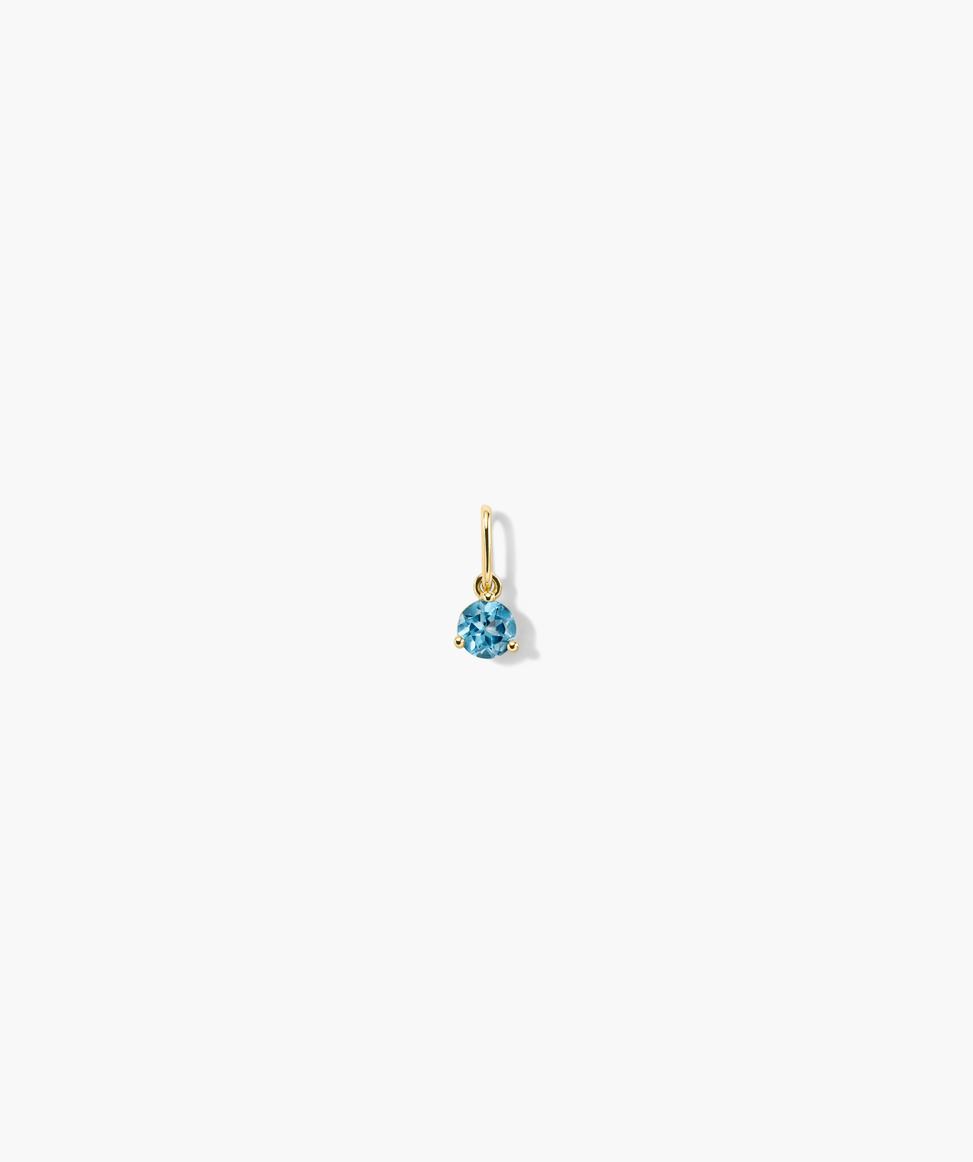 10k Yellow Gold - Sky Blue Topaz