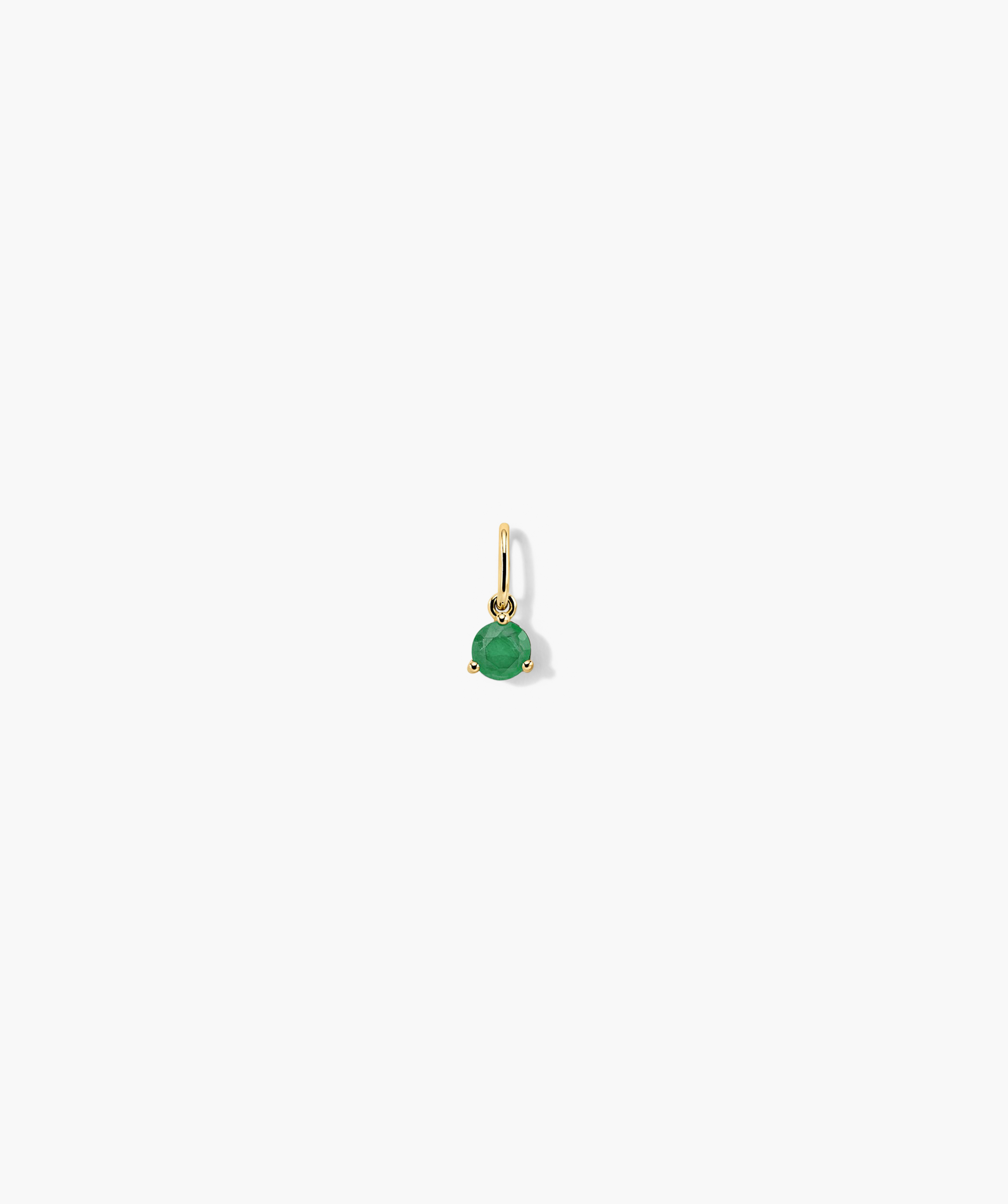 14k Yellow Gold - Emerald