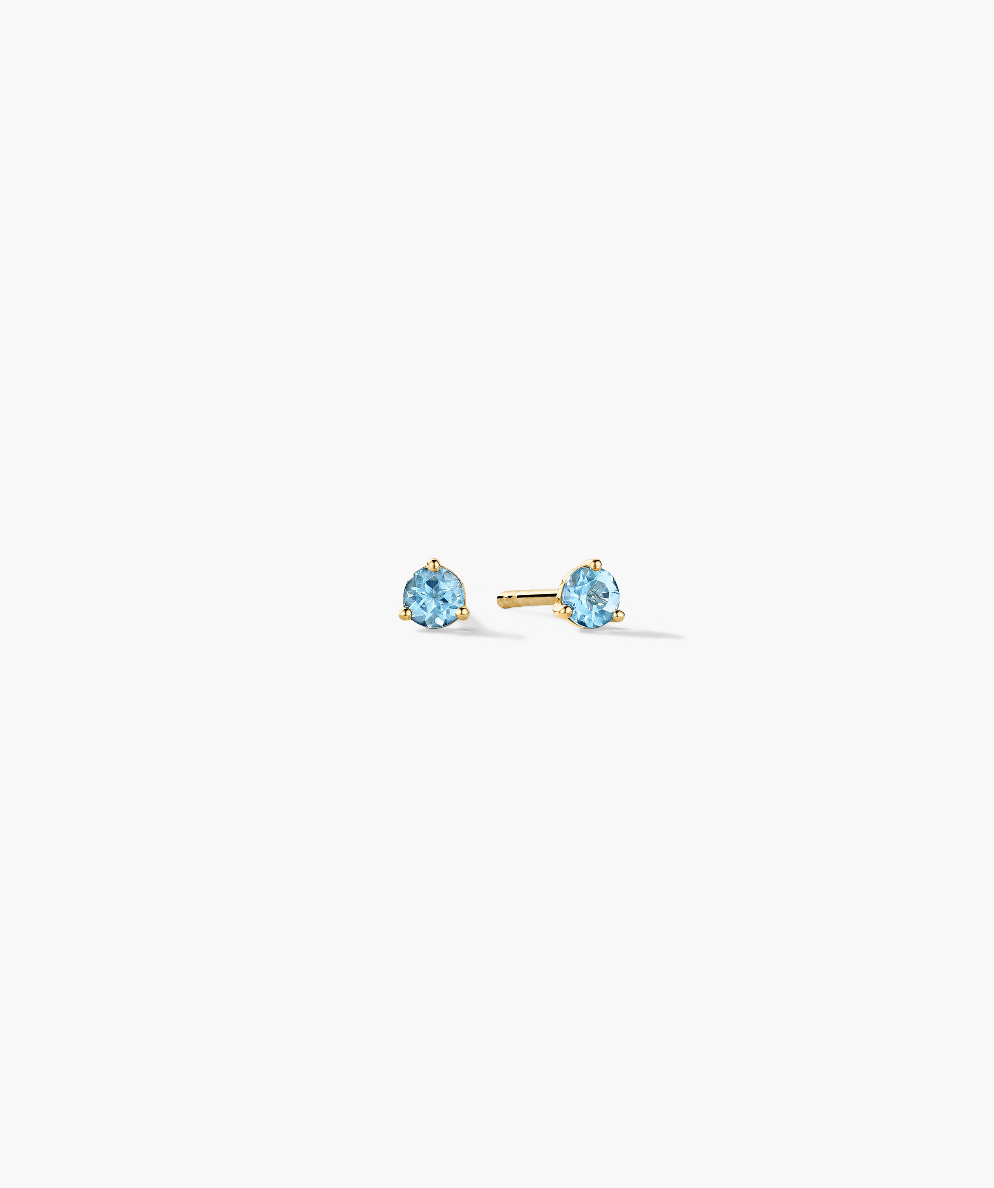 14k Yellow Gold - Swiss Blue Topaz