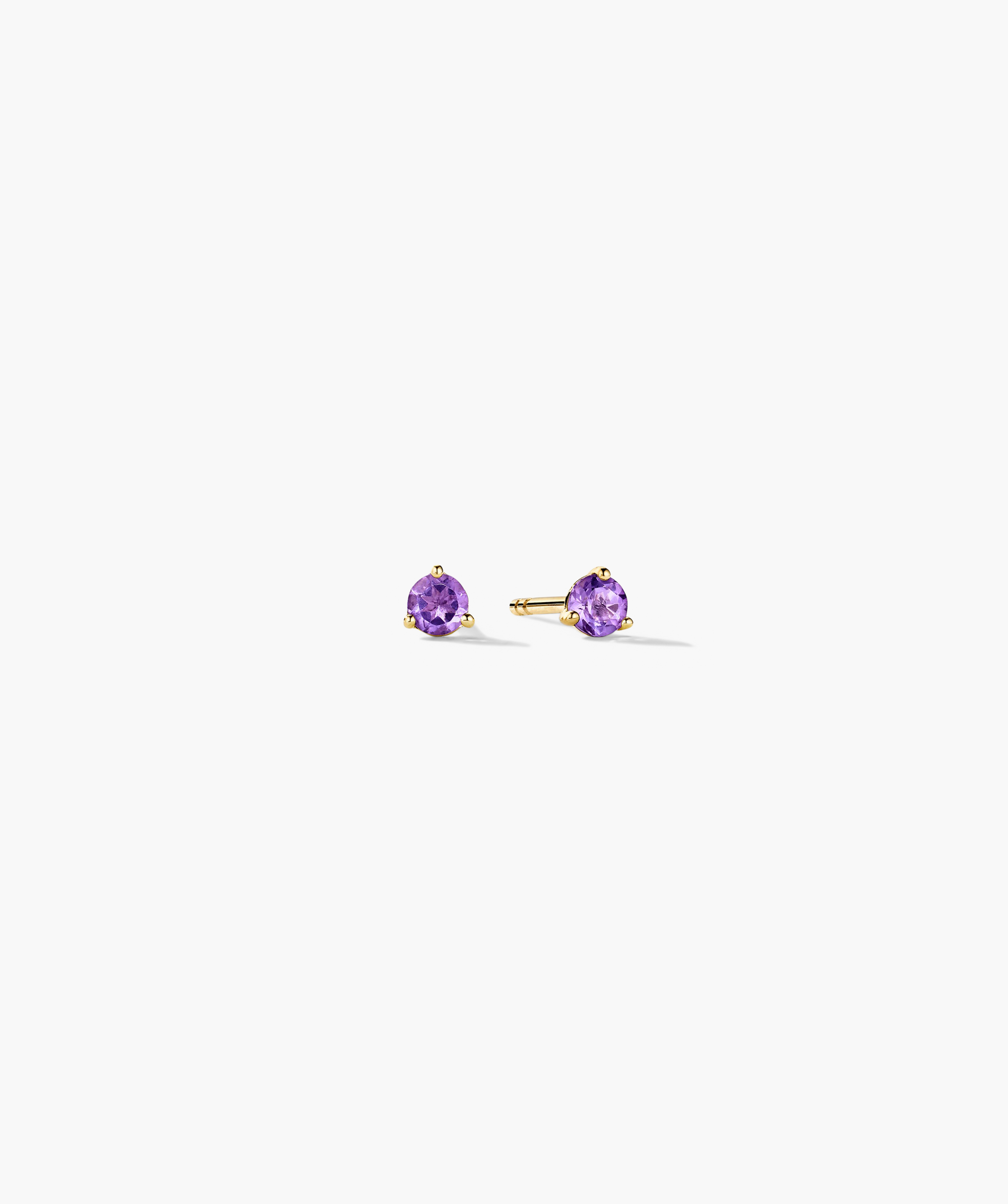 14k Yellow Gold - Amethyst