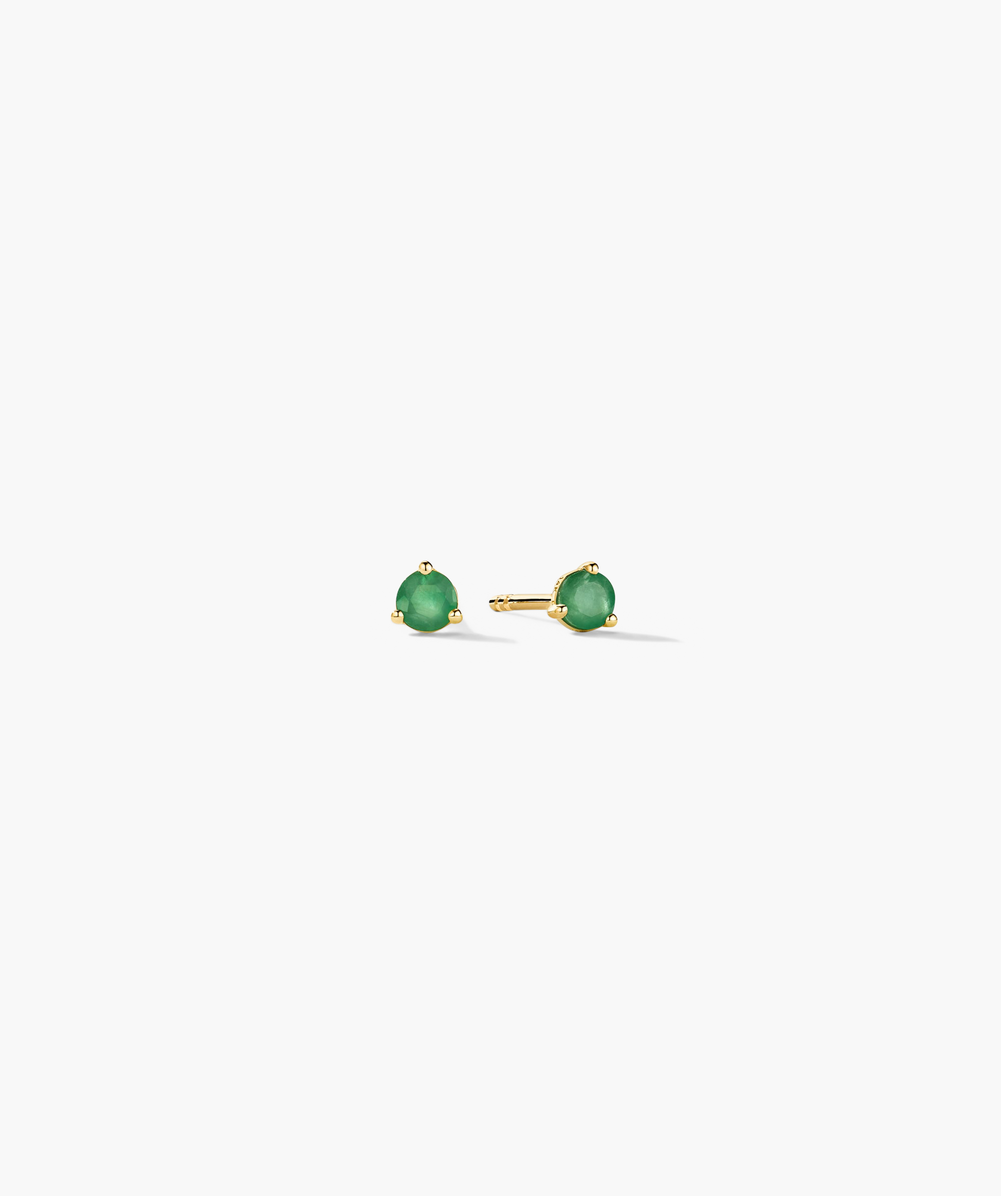 14k Yellow Gold - Emerald