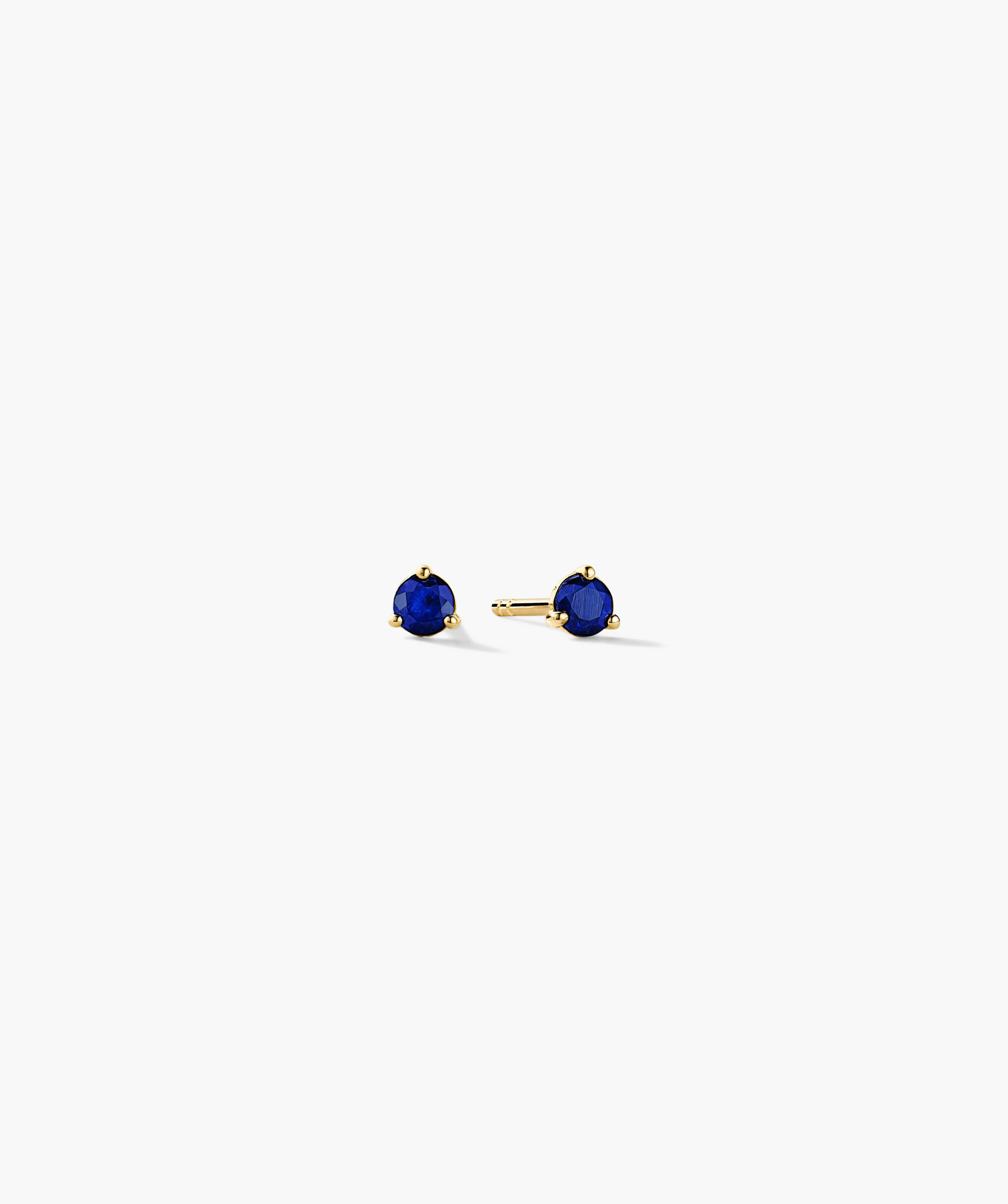 14k Yellow Gold - Blue Sapphire