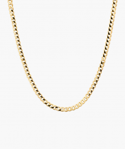 Flat Curb Chain Necklace