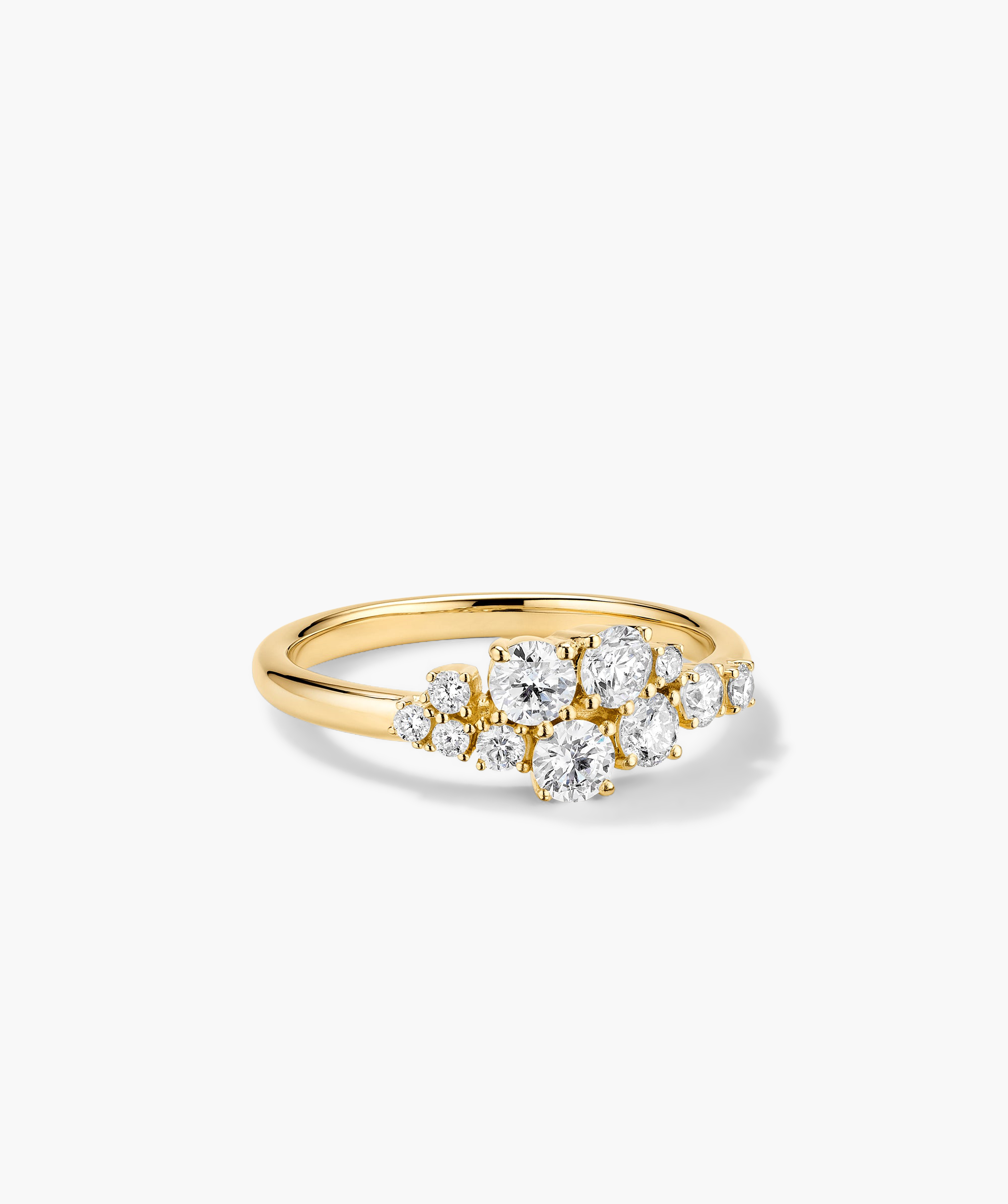 Natural Diamond - 14k Yellow Gold