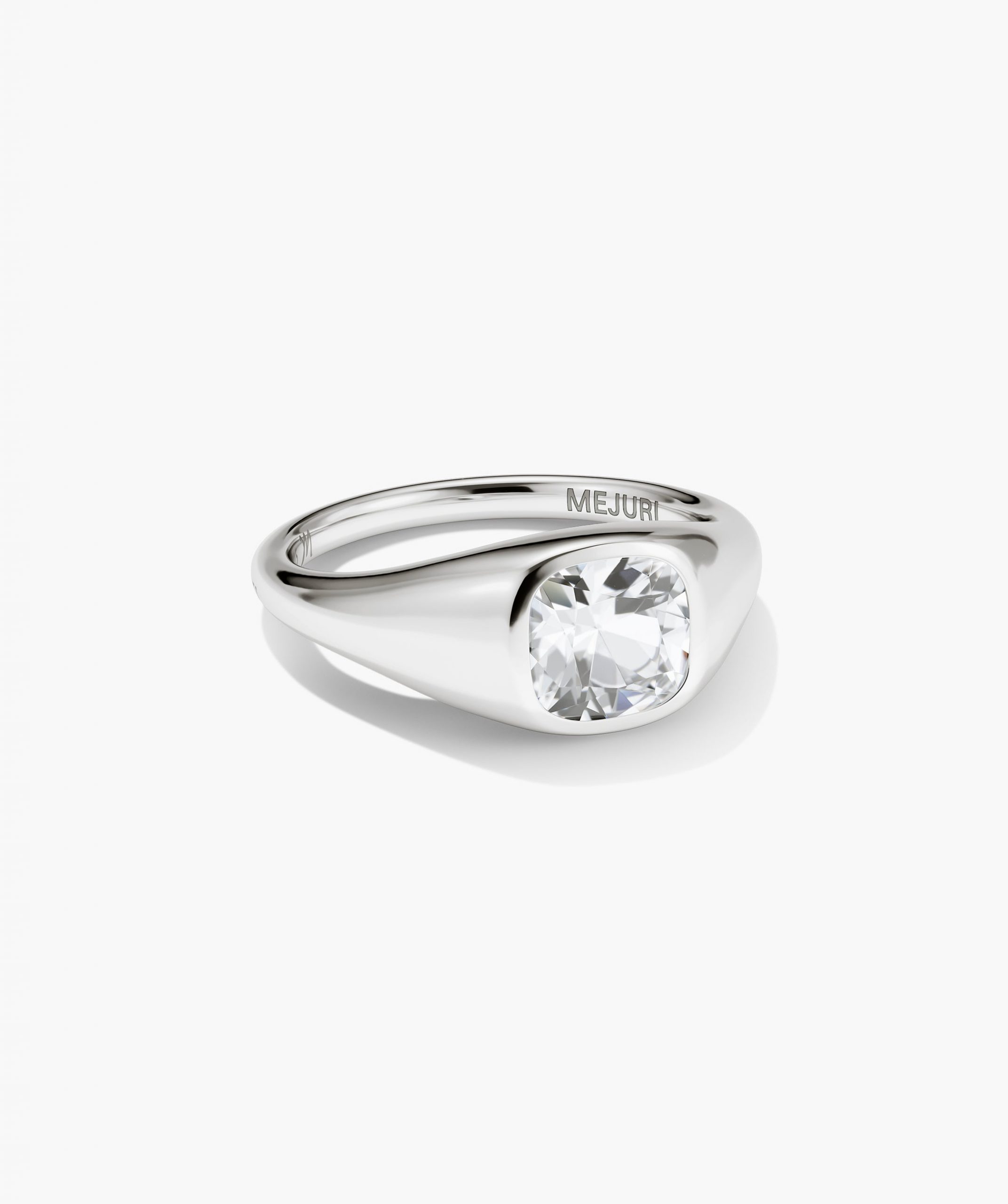 Sterling Silver - Lab Grown White Sapphire
