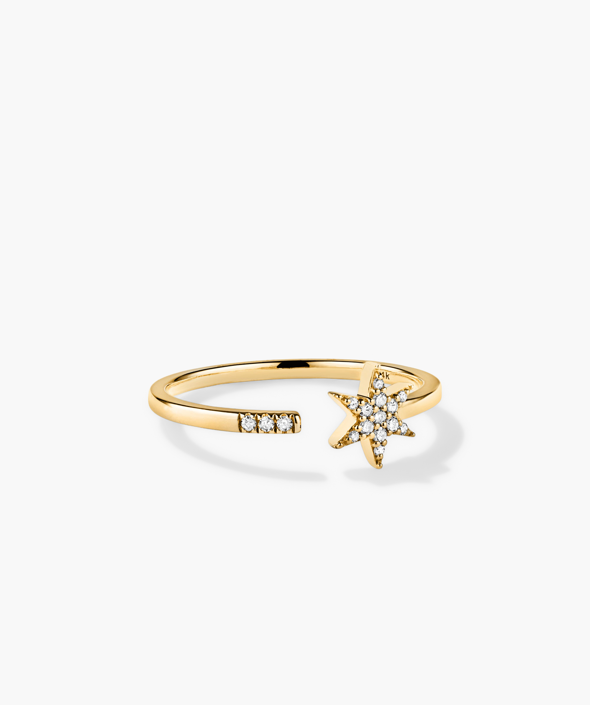 14k Yellow Gold - Natural Diamond