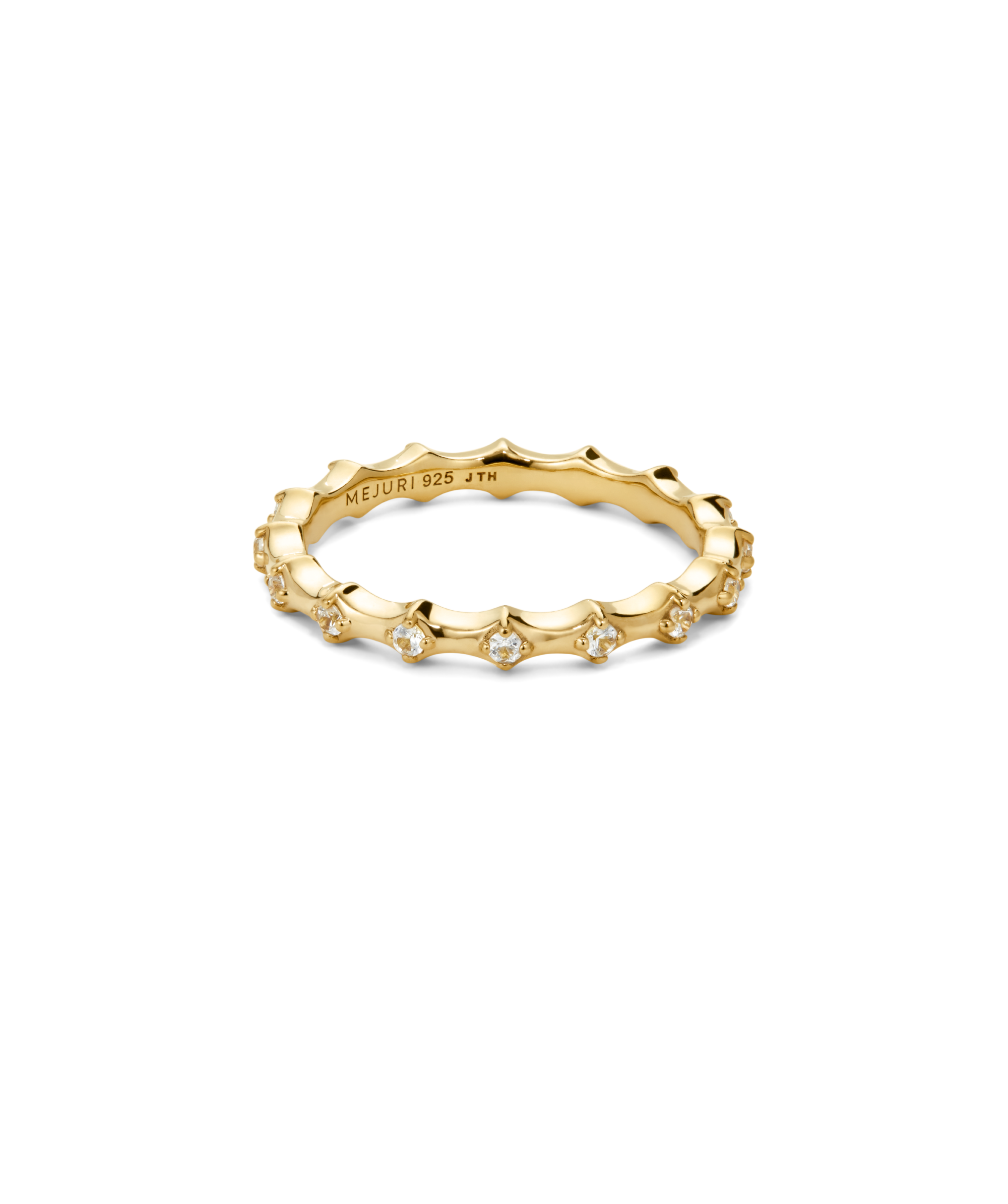 18k Gold Vermeil - Lab Grown White Sapphire