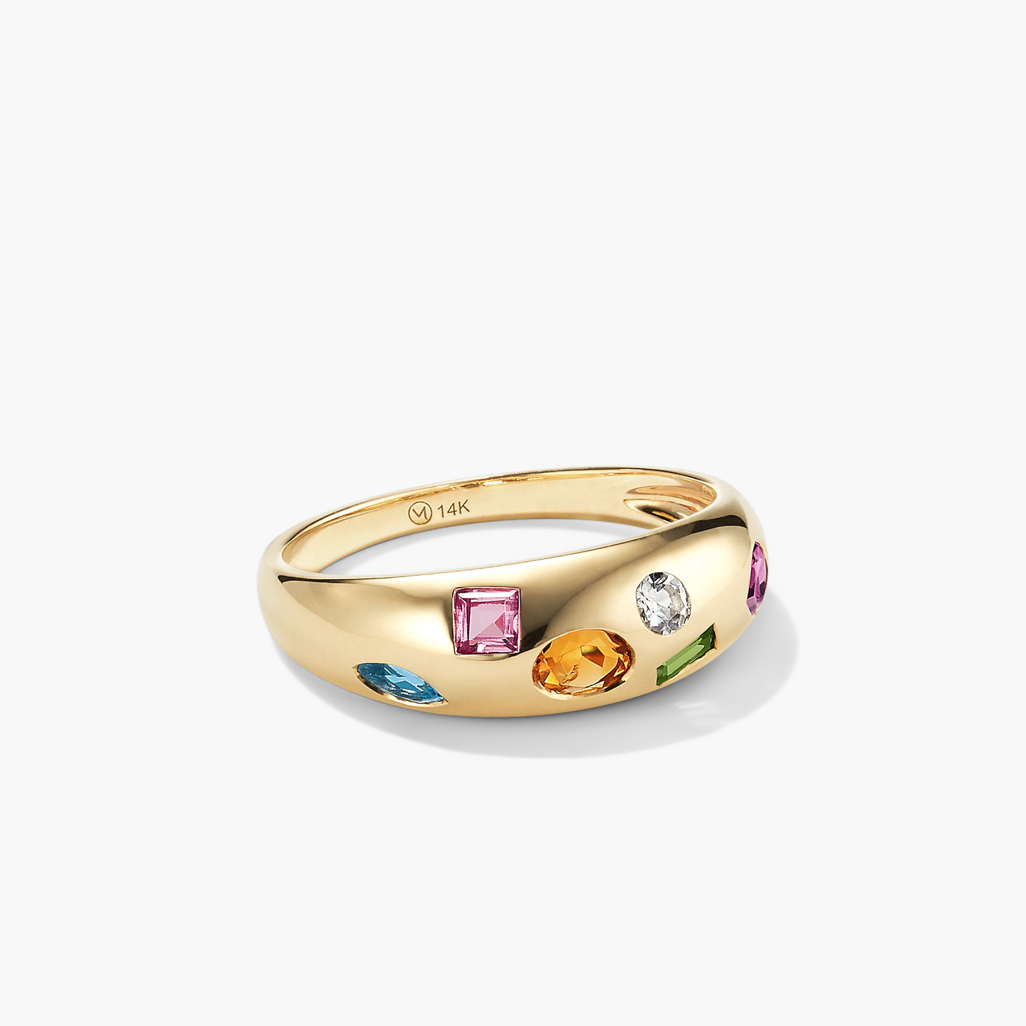 14k Yellow Gold - Multi-Gemstone