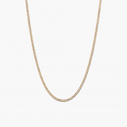 Flat Curb Chain Necklace