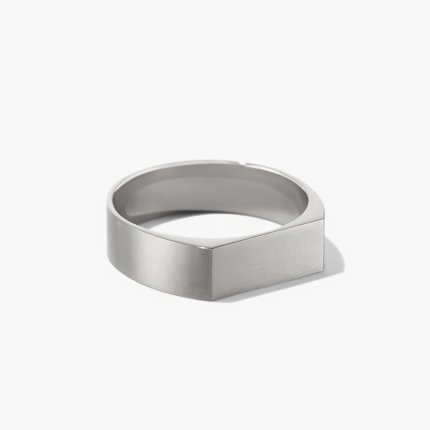Slim Rectangular Signet Ring