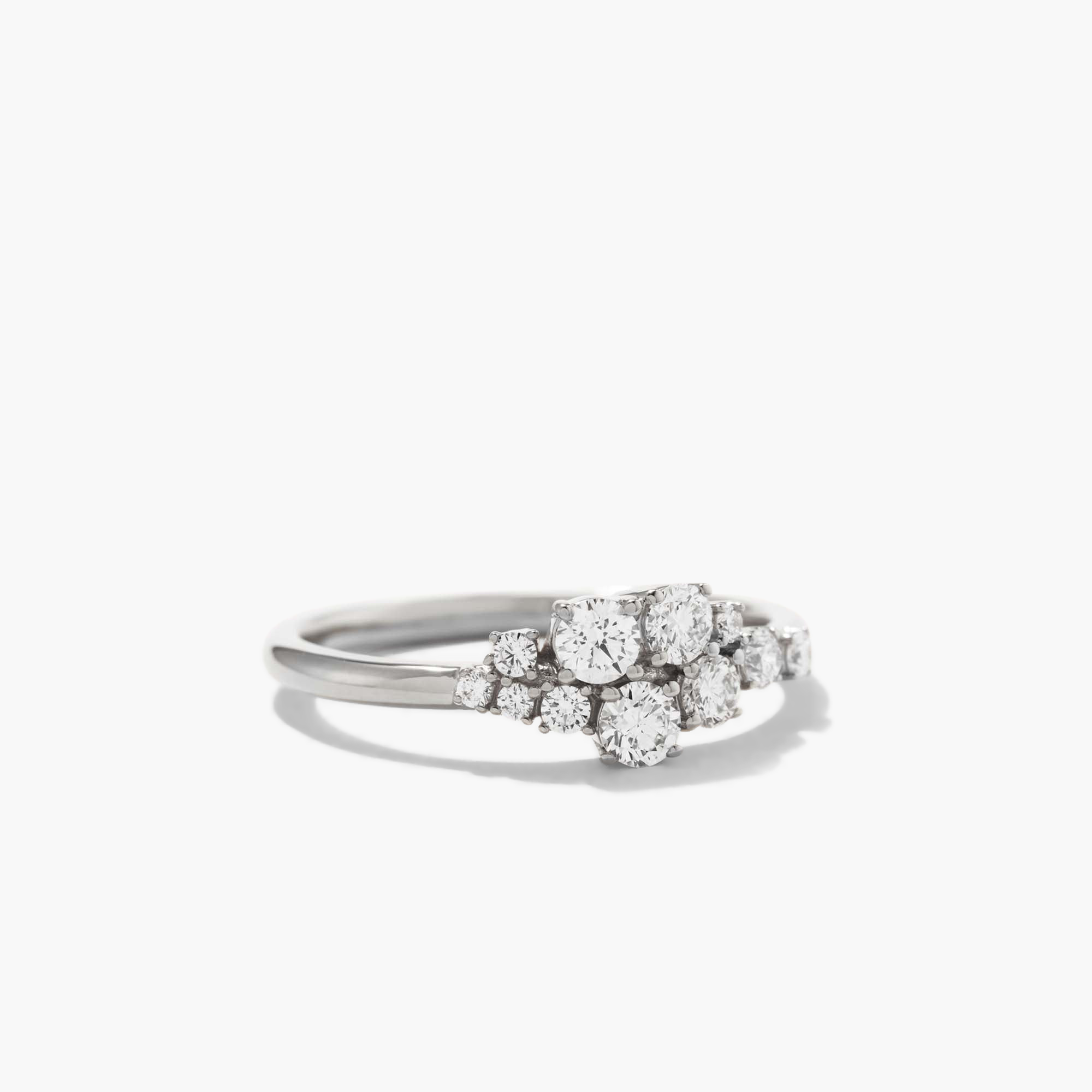 Natural Diamond - 14k White Gold