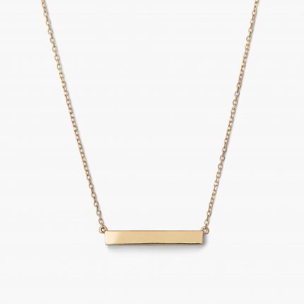 Engravable Bar Necklace